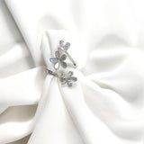 Bague en argent – Fleur d’éclat cristallin