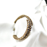 Bracelet antique – Éclat royal aux pierres violettes