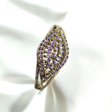 Bracelet antique  – Prestige royal aux pierres violettes