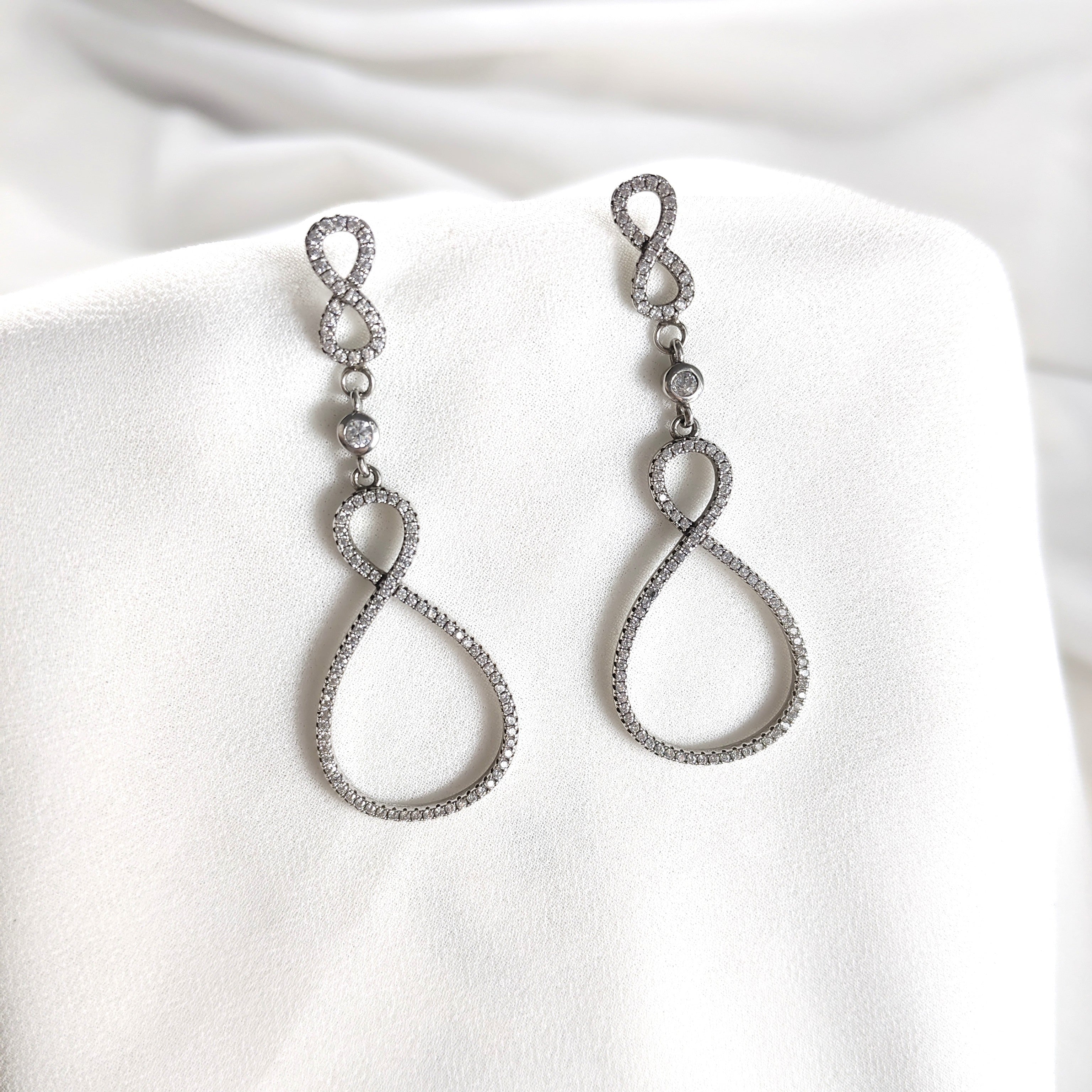 Boucles d’Oreilles Élégance Infinie en Argent 925