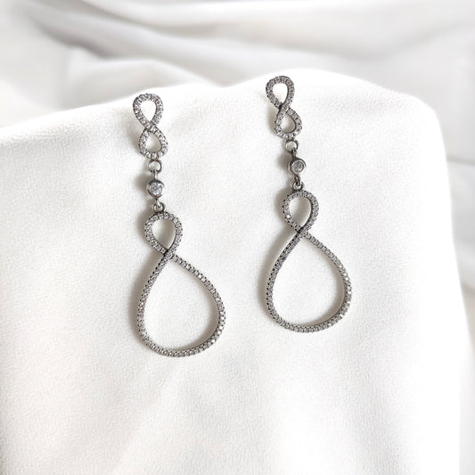 Boucles d’Oreilles Élégance Infinie en Argent 925