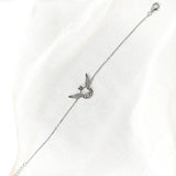 Gourmette Colombe en Argent – Symbole de Paix & Élégance