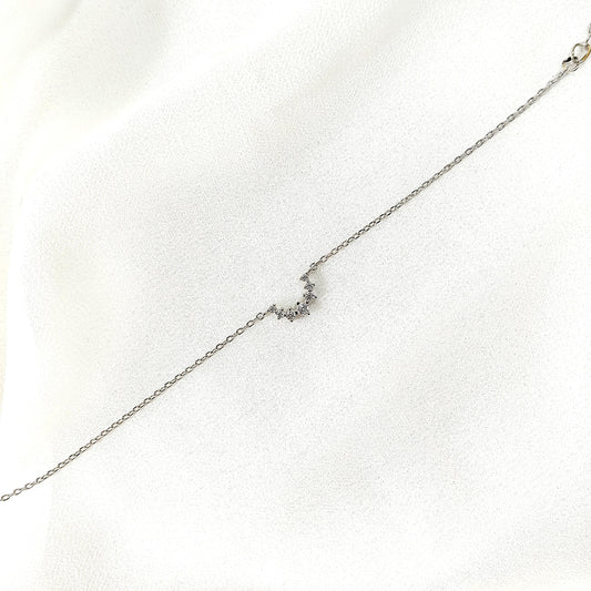 Gourmette Constellation en Argent – Éclat Stellaire & Élégance Cosmique