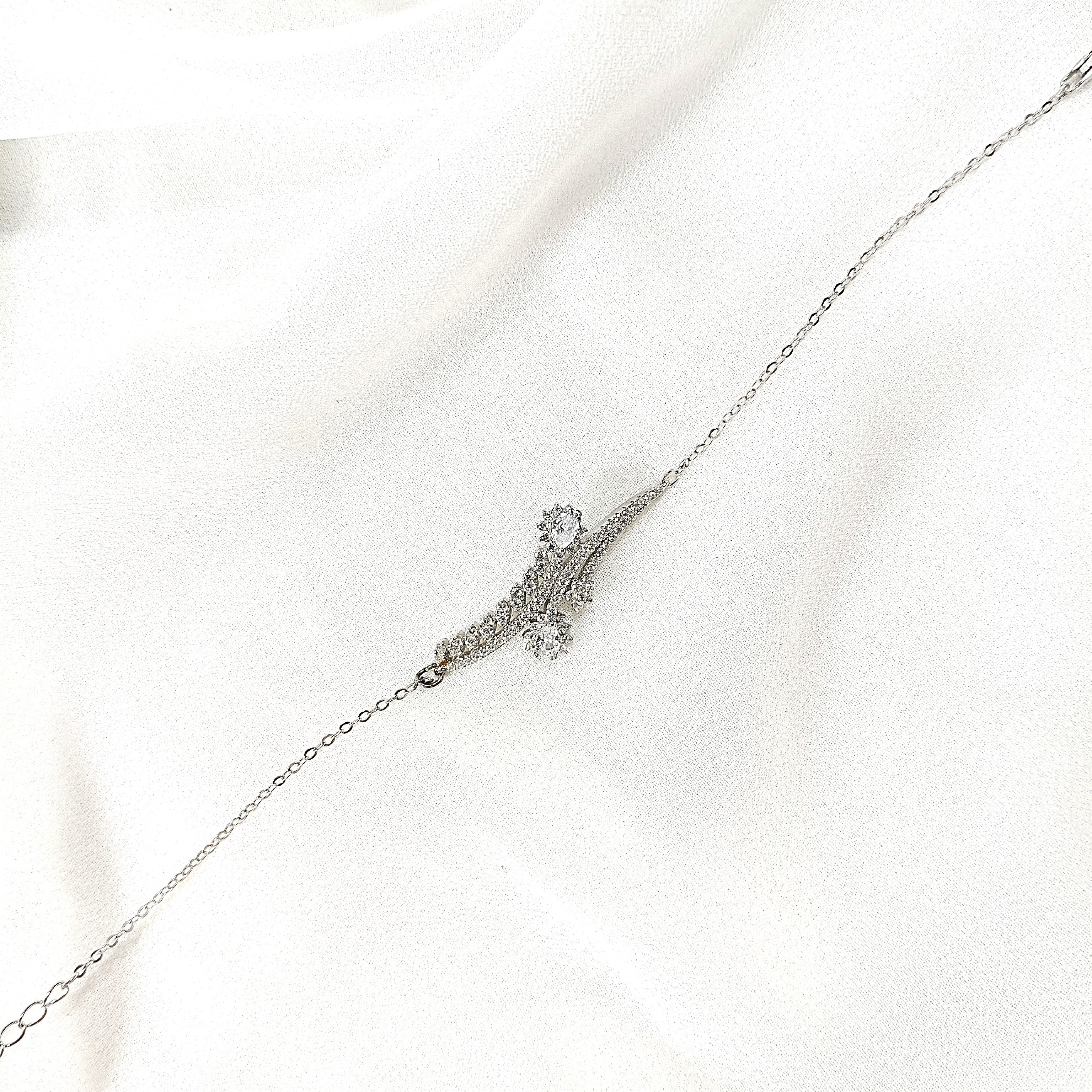 Gourmette Comète en Argent – Éclat Céleste & Élégance Brillante