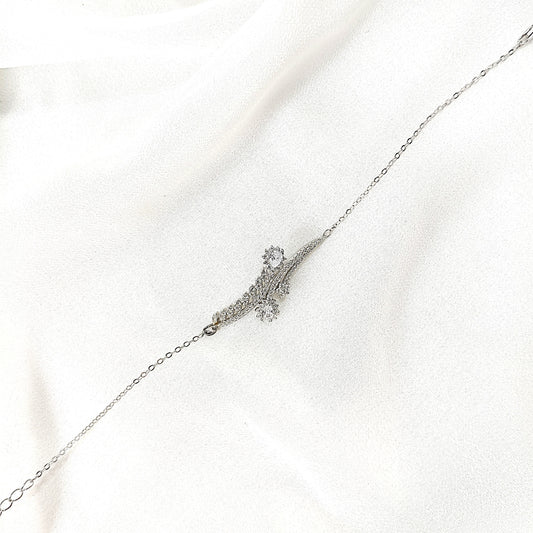 Gourmette Comète en Argent – Éclat Céleste & Élégance Brillante