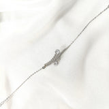 Gourmette Comète en Argent – Éclat Céleste & Élégance Brillante