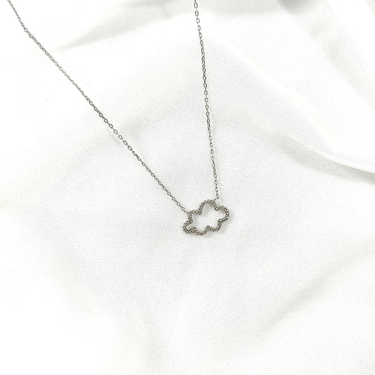 chaine Nuage en Argent – Douceur Aérienne & Brillance Subtile