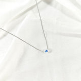 Collier Acier Inoxydable Cristal Prismatique – Éclat Arc-en-Ciel & Élégance Moderne