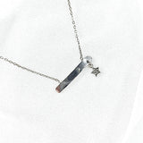 Collier Étoile Filante en Argent – Minimalisme & Charme Céleste