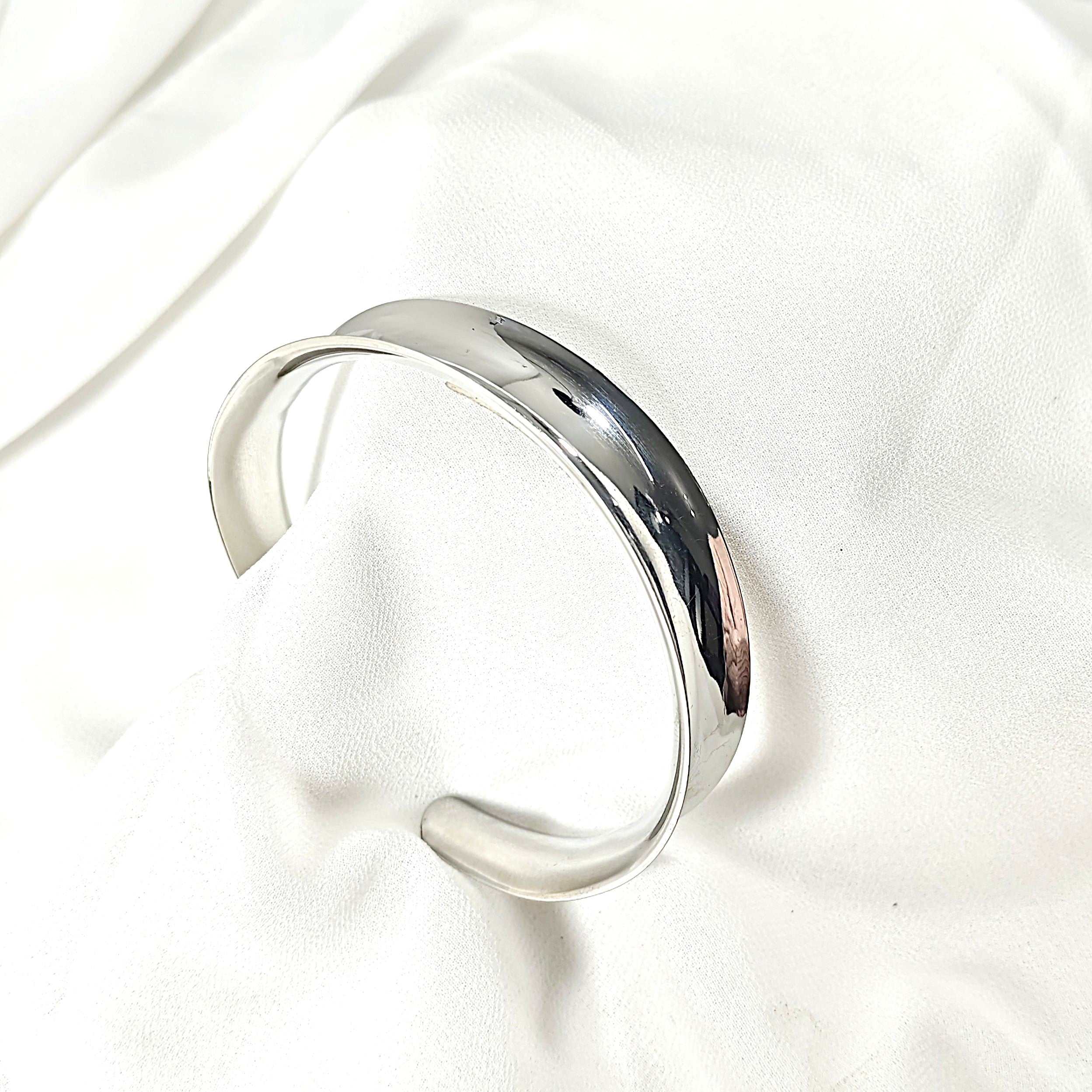 Bracelet Jonc Large en Acier Inoxydable – Finition Miroir