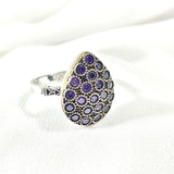 Bague Vintage Dôme – Style Antique avec Pierres