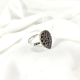 Bague Vintage Dôme – Style Antique avec Pierres