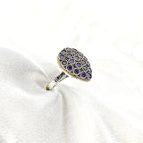 Bague Vintage Dôme – Style Antique avec Pierres