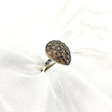 Bague Vintage Dôme – Style Antique avec Pierres