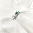 Bague Émeraude Royale en Argent – Élégance & Raffinement