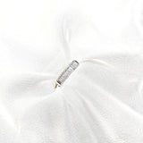 Bague Argent Éclat Élégant – Pavée de Zircons Baguette