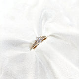 Bague Xuping Plaqué Or Couronne de Zircons – Éclat Royal