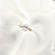 Bague Solitaire Xuping Plaqué Or & Zircon Ovale – Éclat Intemporel