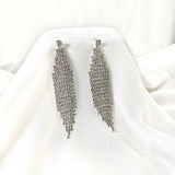 Boucles d’Oreilles Chandelier Dorées en Strass – Glamour & Élégance