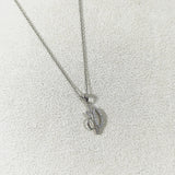 Chaîne Élégance Infinity – Argent Rhodié & Cristaux