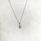 Chaîne Élégance Infinity – Argent Rhodié & Cristaux