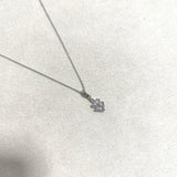 Chaîne Éclat Géométrique – Argent Rhodié & Zircons Brillants