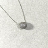 Collier Boule Scintillante en Argent 925 – Élégance Moderne