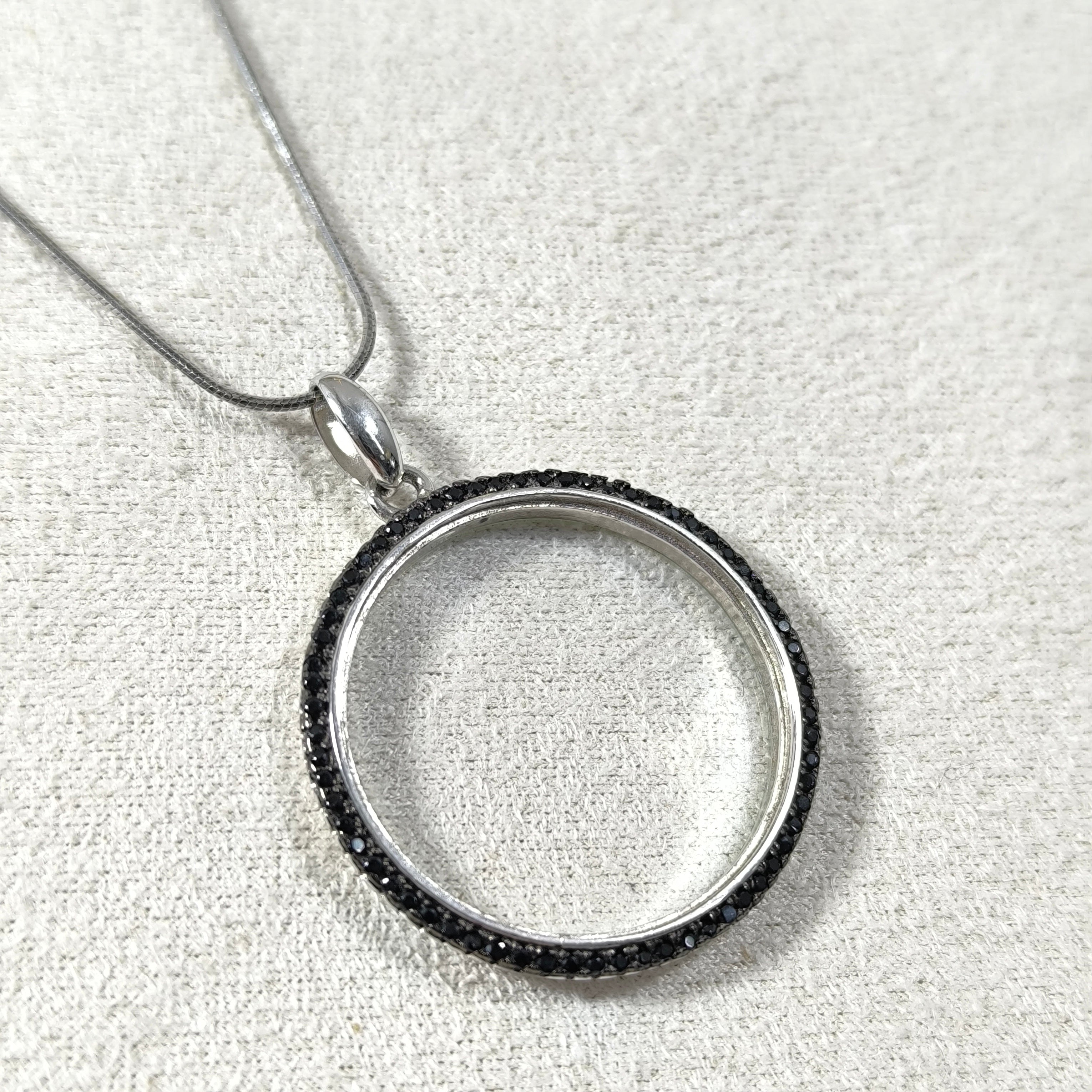 Collier Cercle Élégance en Argent 925 – Style Moderne & Raffiné
