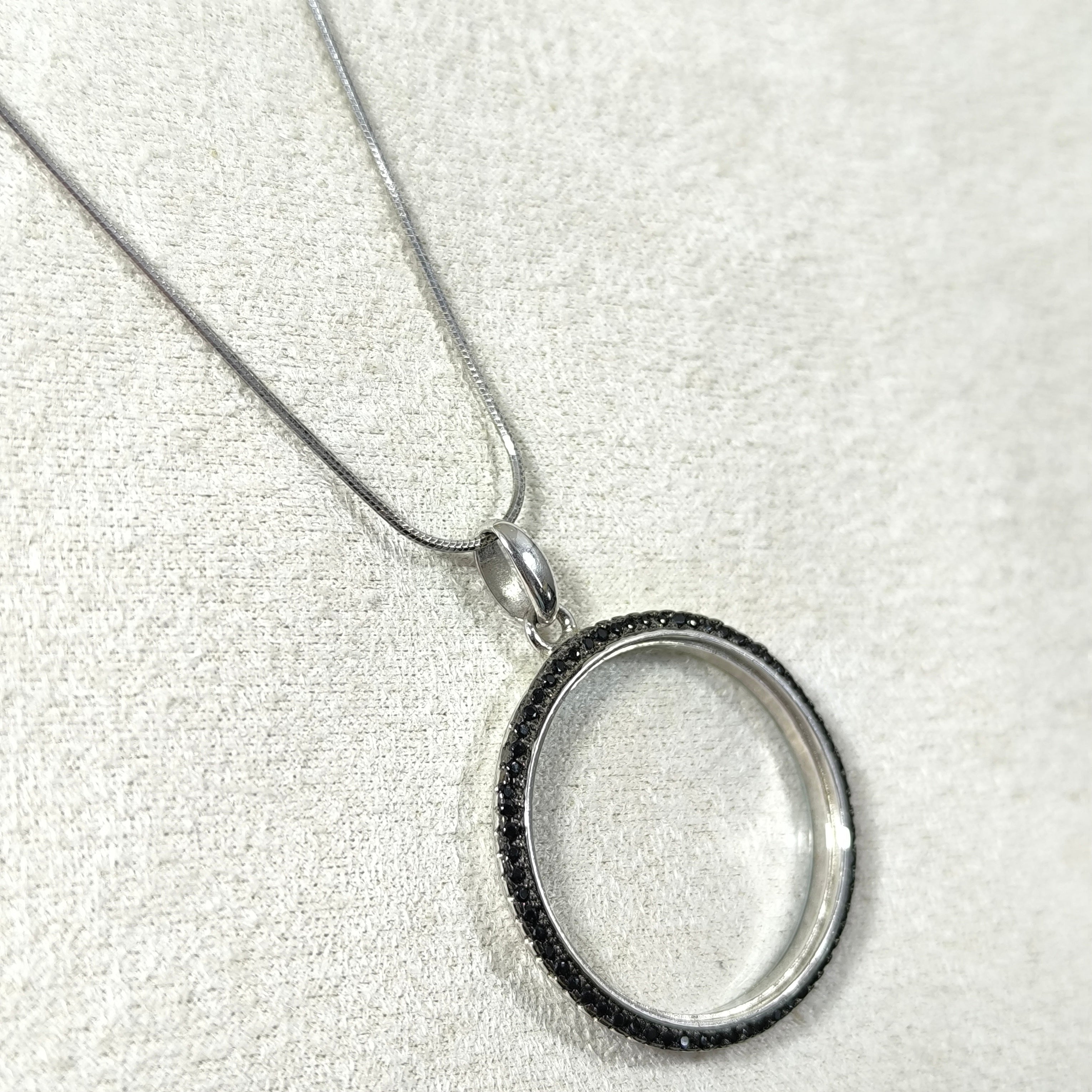 Collier Cercle Élégance en Argent 925 – Style Moderne & Raffiné