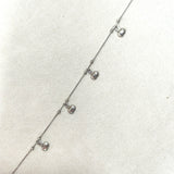 Gourmette Élégance Argent 925 à Breloques Pendantes