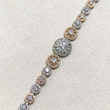 Gourmette Luxe Éclat Royal – Plaqué Or & Zirconiums Brillants