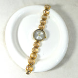 Montre Femme Dorée Élégance Cristalline – Bracelet Bijou Raffiné