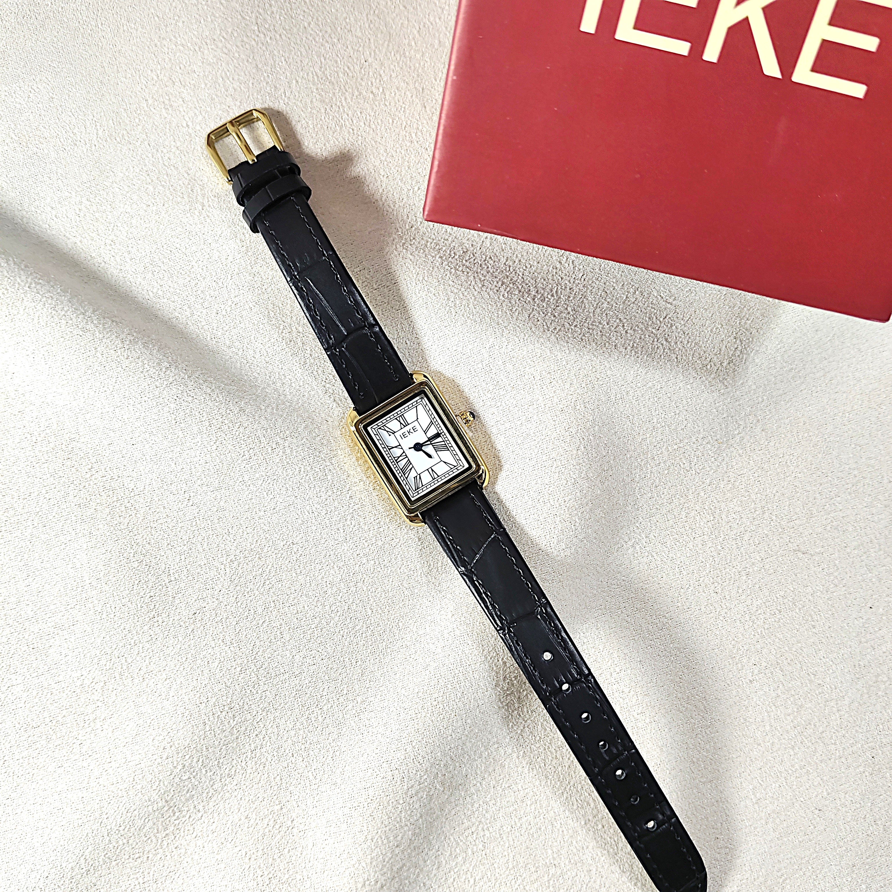 Montre Femme IEKE – Élégance Rectangulaire Classique