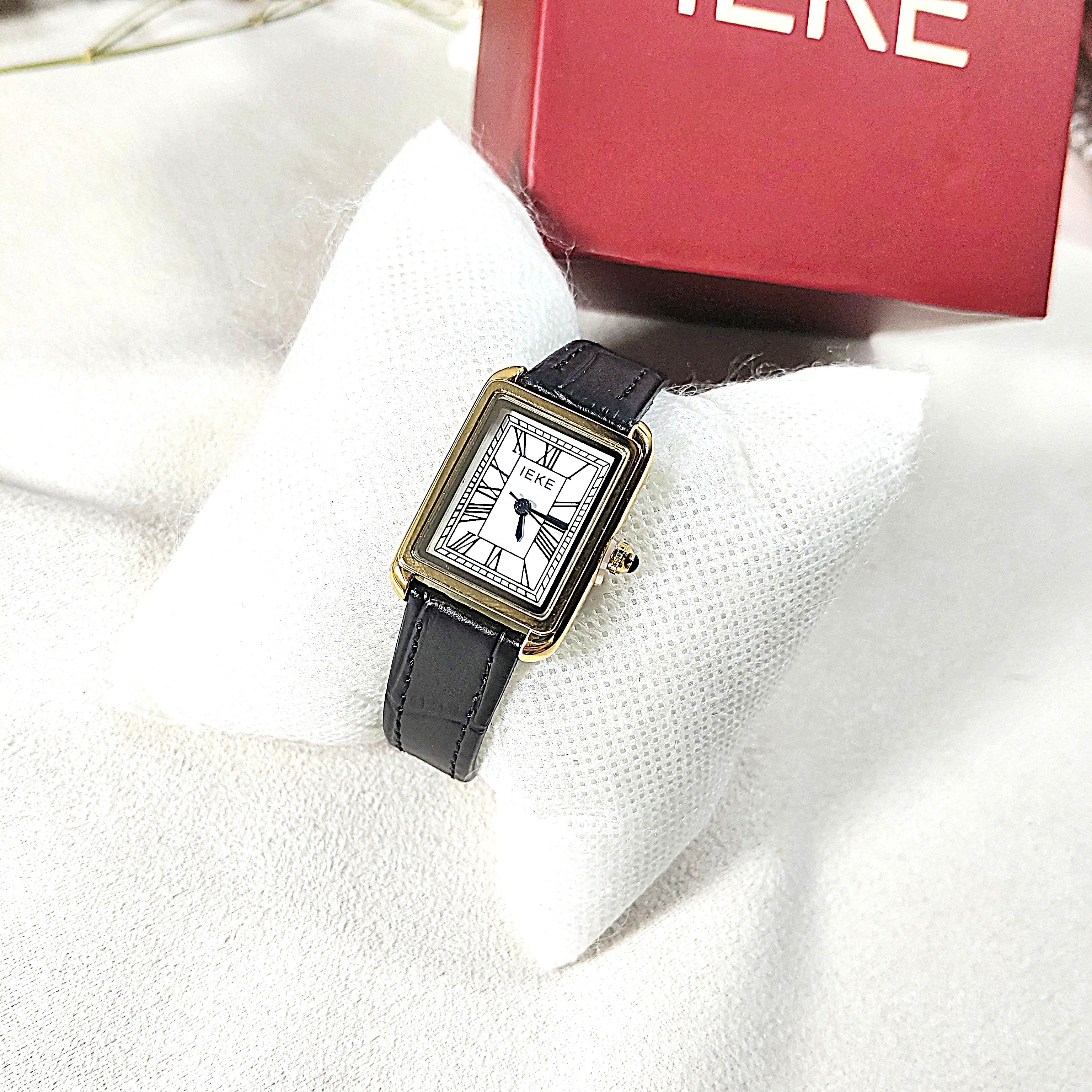 Montre Femme IEKE – Élégance Rectangulaire Classique