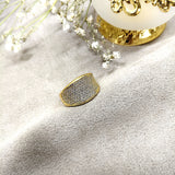 Bague Luxe Multicolore en Plaqué Or – Élégance Moderne & Éclat Raffiné