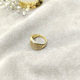 Bague Luxe Multicolore en Plaqué Or – Élégance Moderne & Éclat Raffiné