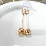 Boucles d’Oreilles Pendantes Fleur Dorée – Élégance Chic & Raffinée xuping