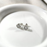 Boucles d’Oreilles Argent Solitaire Prestige – Zircon Brillance Luxe