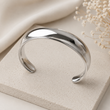 Bracelet Jonc Minimaliste Argenté – Acier Inoxydable | CN
