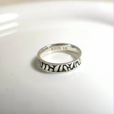 Bague Homme Fine en Argent 925 – Motif Nature Élégant