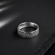 Bague Homme Argent 925 Motif Ondulé Moderne