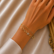 Bracelet Élégance Étoile Dorée