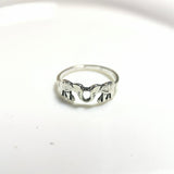 Bague Éléphant en Acier Inoxydable – Style Porte-Bonheur Élégant