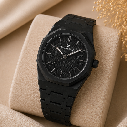 Montre Noir Élégance Minimaliste