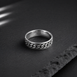 Bague Homme Argent 925 Style Chaîne Élégante