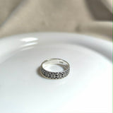 Bague Homme Argent 925 Motif Oriental Raffiné