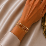 ✨ Bracelet Multicouches Élégance Rose Doré