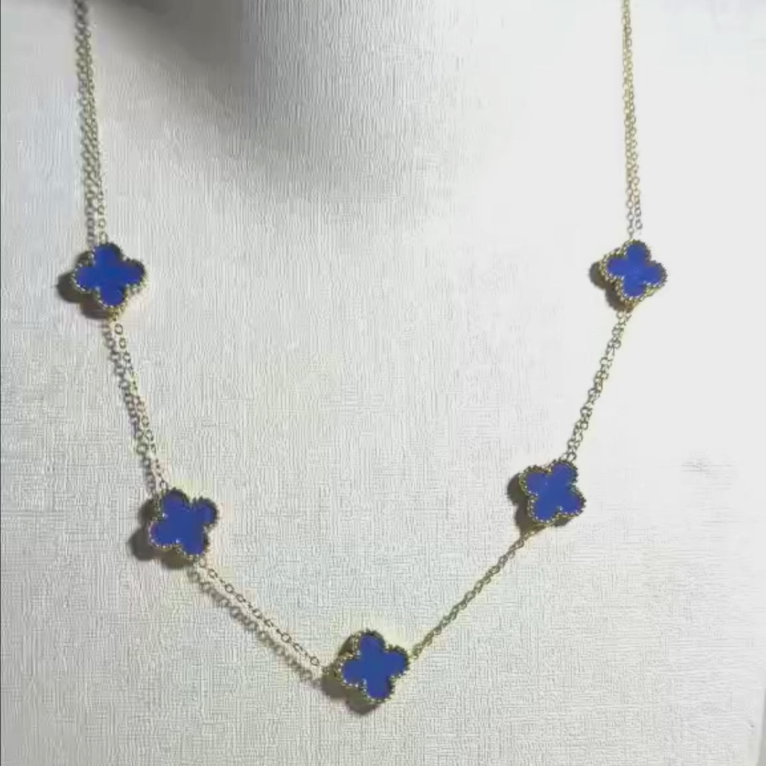Collier Trèfle en Acier Inoxydable – Élégance Chic & Tendance