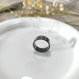 Bague Élégance Prestige – Acier Noir Premium