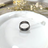 Bague Love Élégance – Acier Noir Premium